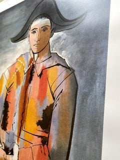 Authorised Achenbach Edition-Arlequin Les Main Croisees-offset Lithography 1994