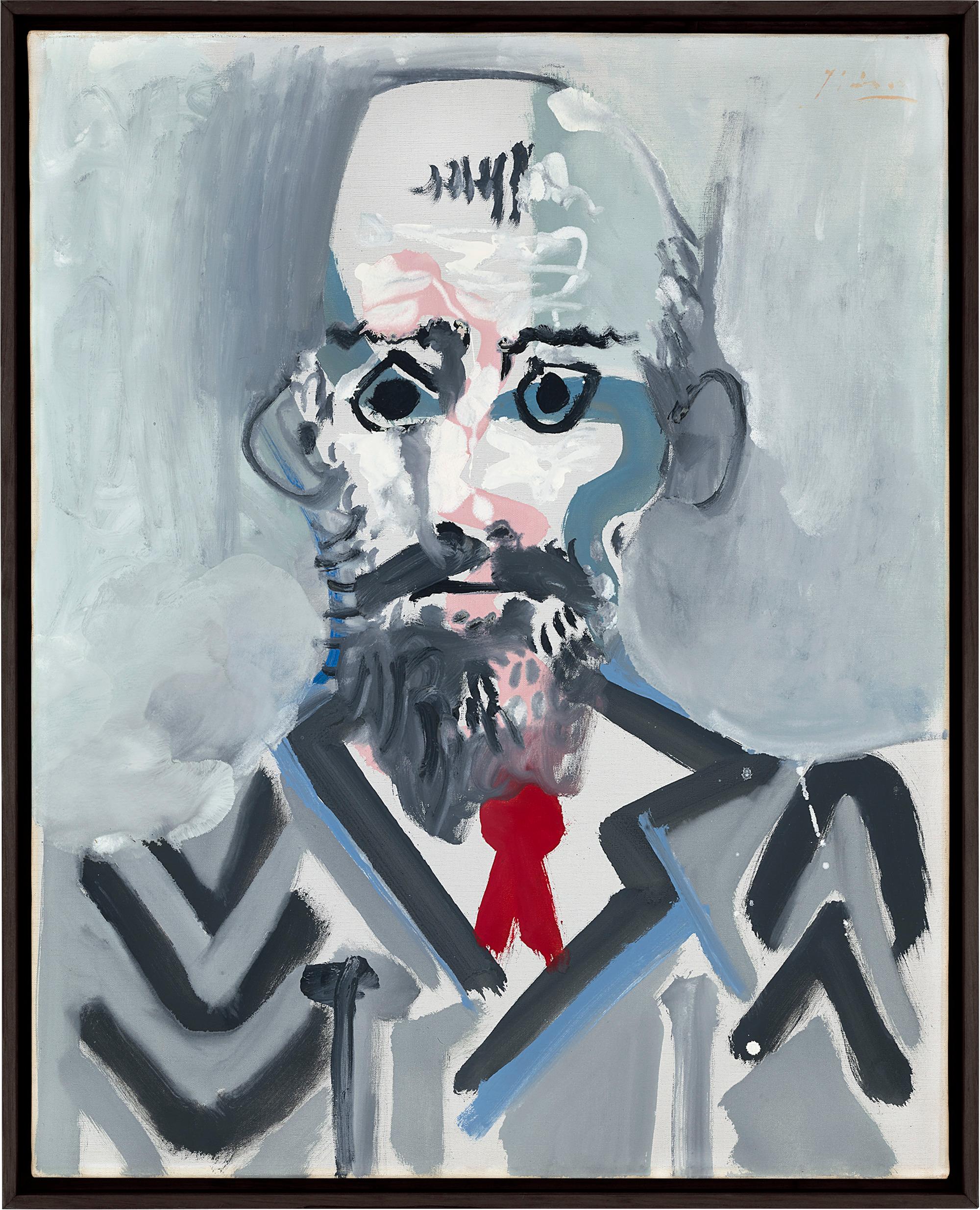 Buste d'homme barbu by Pablo Picasso For Sale 1