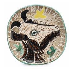 Pablo Picasso Ceramic "Tête de chèvre de profil"