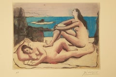 Pablo Picasso ( Spanish, 1881 -1973 ) Cubism Limited Edition Etching