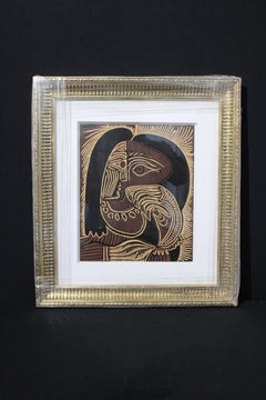 Picasso "Linoleum Cut" Framed