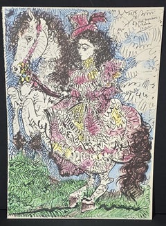 Fotolitografía Picasso "Toros y Toreros