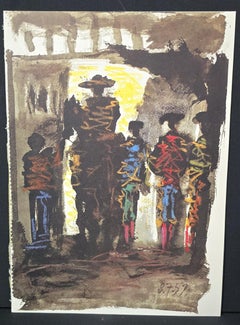 Fotolitografía Picasso "Toros y Toreros