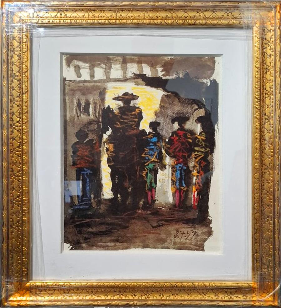 Fotolitografía Picasso "Toros y Toreros