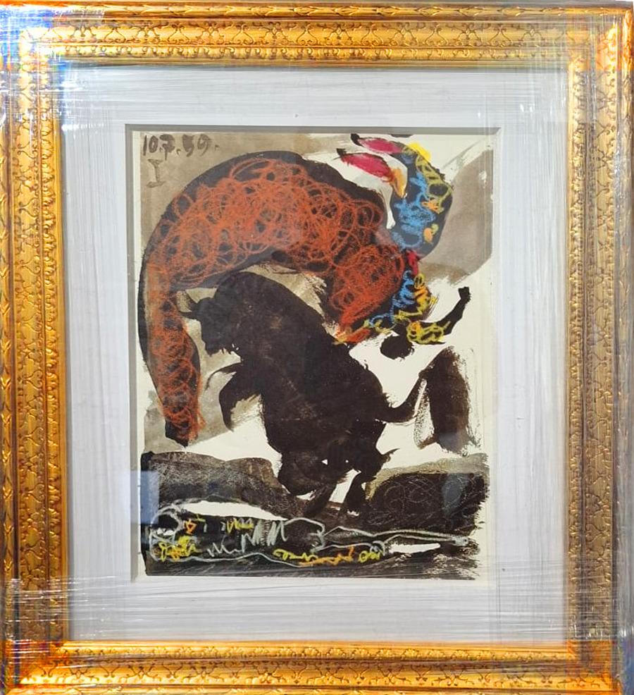 Fotolitografía Picasso "Toros y Toreros