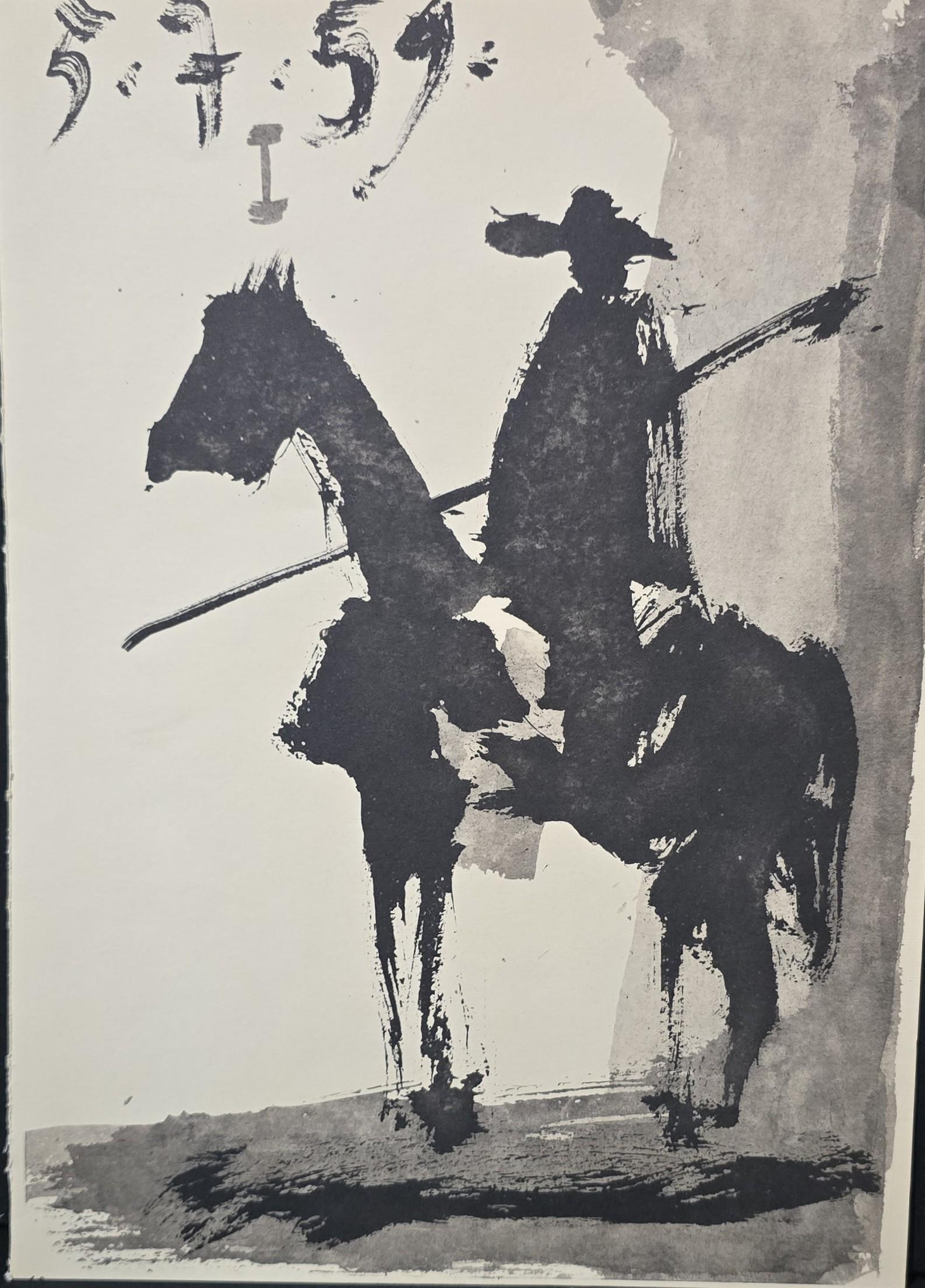 Pablo Picasso Abstract Painting - Picasso "Toros & Toreros" Photolithography