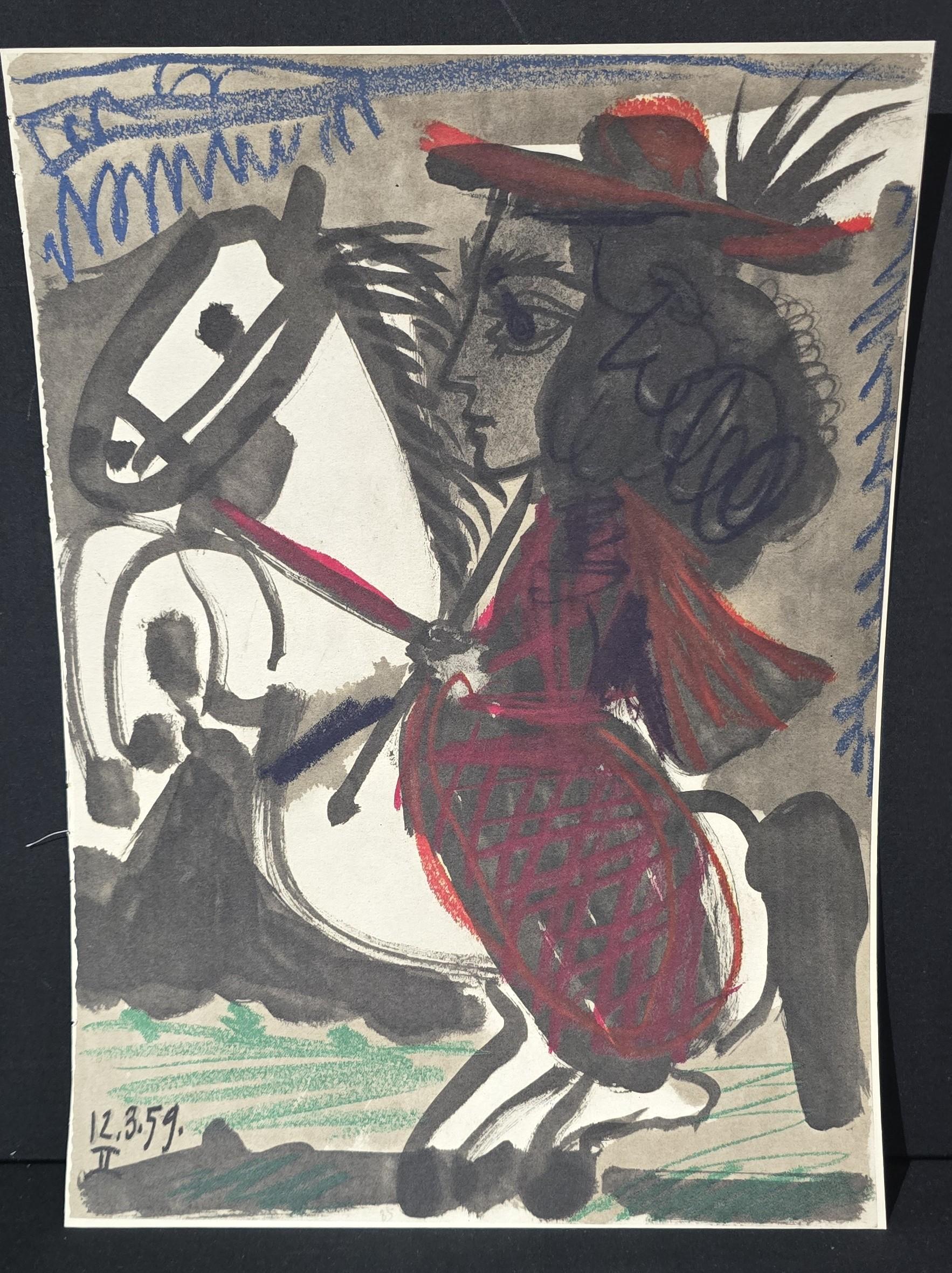 Fotolitografía Picasso "Toros y Toreros