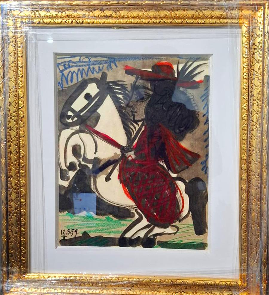 Fotolitografía Picasso "Toros y Toreros