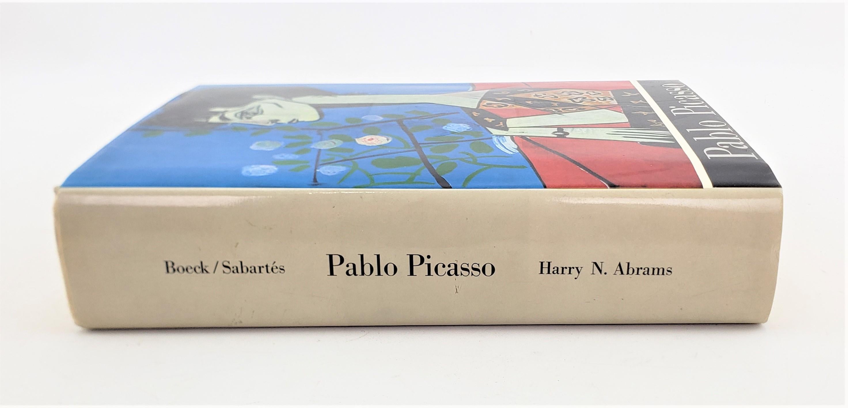 Mid-Century Modern Pablo Picasso Paris 1955 1st Edition by Boeck & Sabart Collectible Art Book