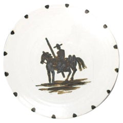 Pablo Picasso “Picador” Pottery Plate, Limited Edition, 1952