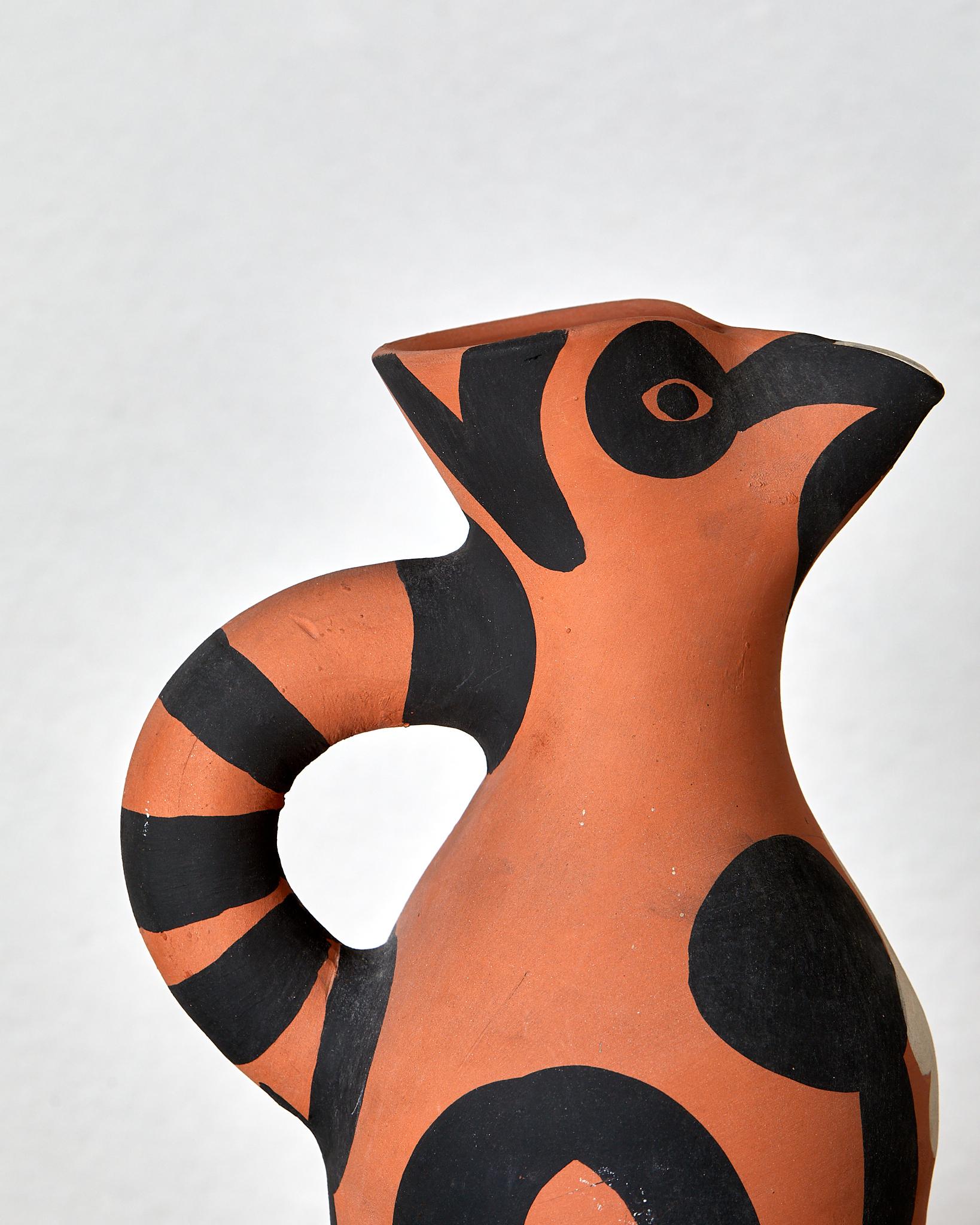 Mid-20th Century Pablo Picasso, Pichet Yan, 1952, Pichet tourné, Edition Picasso, Madoura