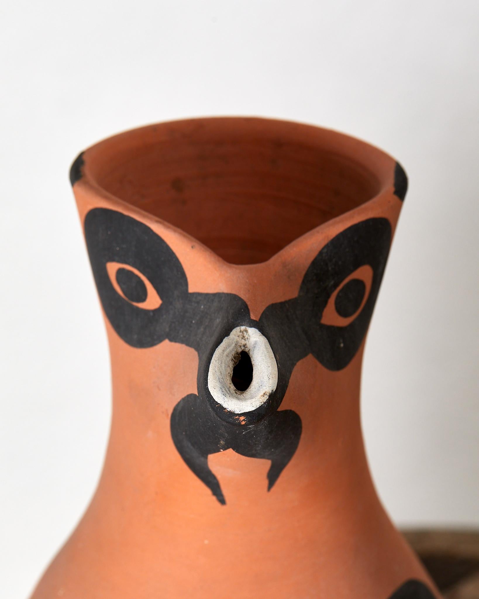 Ceramic Pablo Picasso, Pichet Yan, 1952, Pichet tourné, Edition Picasso, Madoura