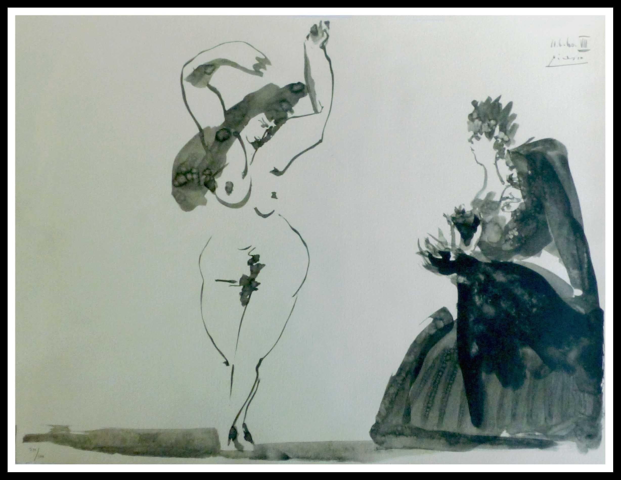 Pablo Picasso, Portfolio Complet 15 Pochoir Los Toros, 1960, Edition Limitée For Sale 2