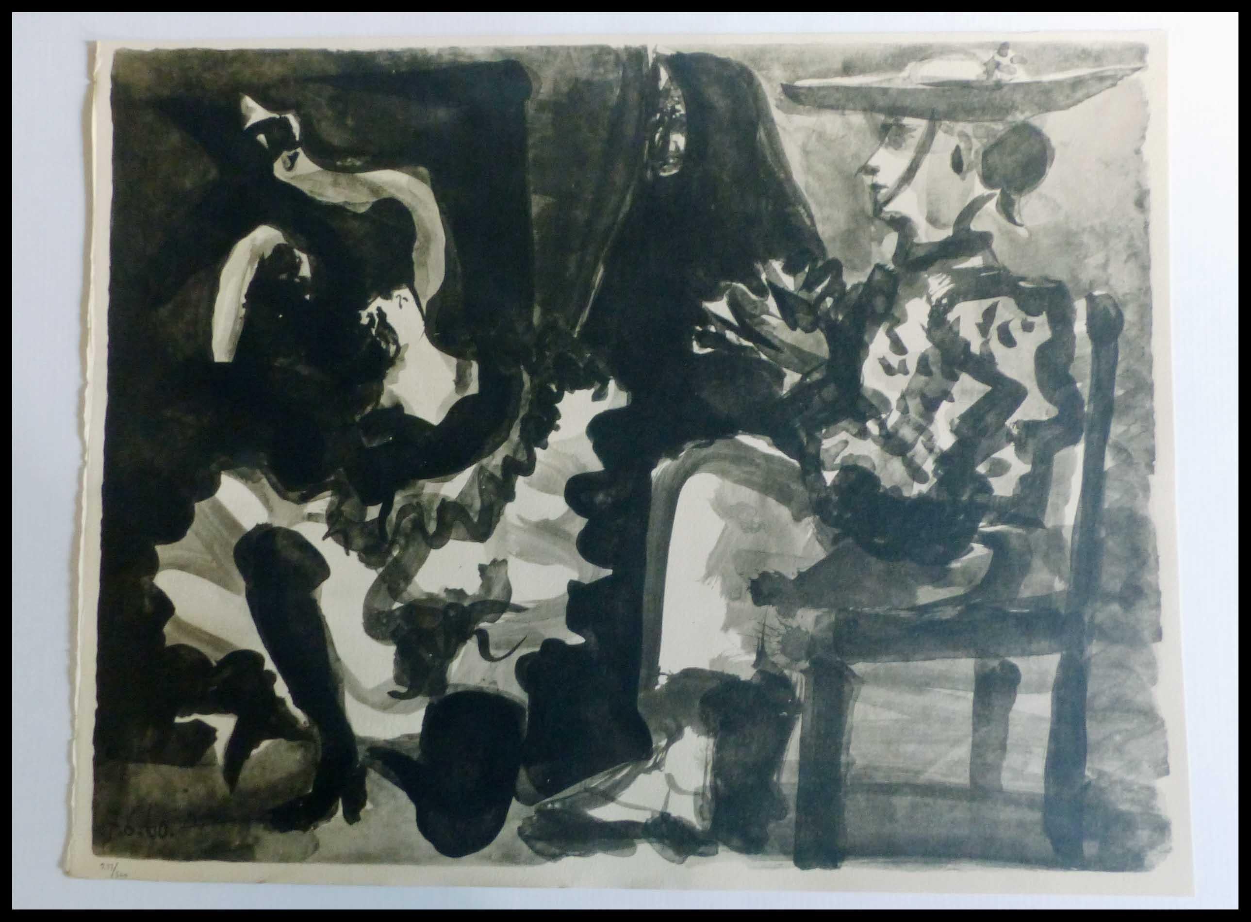 Pablo Picasso, Portfolio Complet 15 Pochoir Los Toros, 1960, Edition Limitée For Sale 6