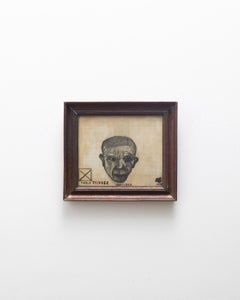 Pablo Picasso, Porträt, Kohlezeichnung, 1970er-Jahre