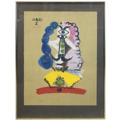 Pablo Picasso Portraits Imaginaires Lithographie 12.3.69 II 1969 Moderne Abstrait