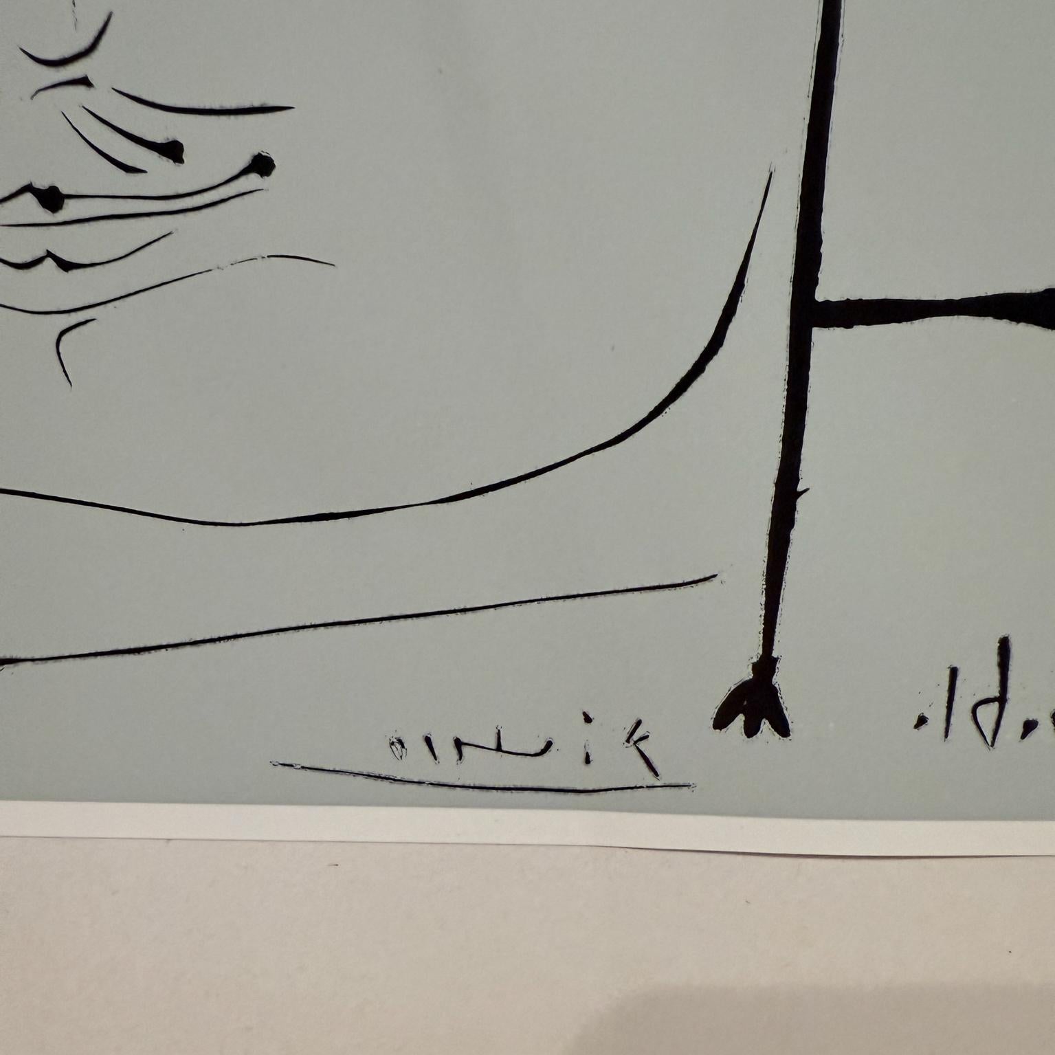 20ième siècle Affiche de Pablo Picasso Galerie Madoura 1961 Cannes en vente