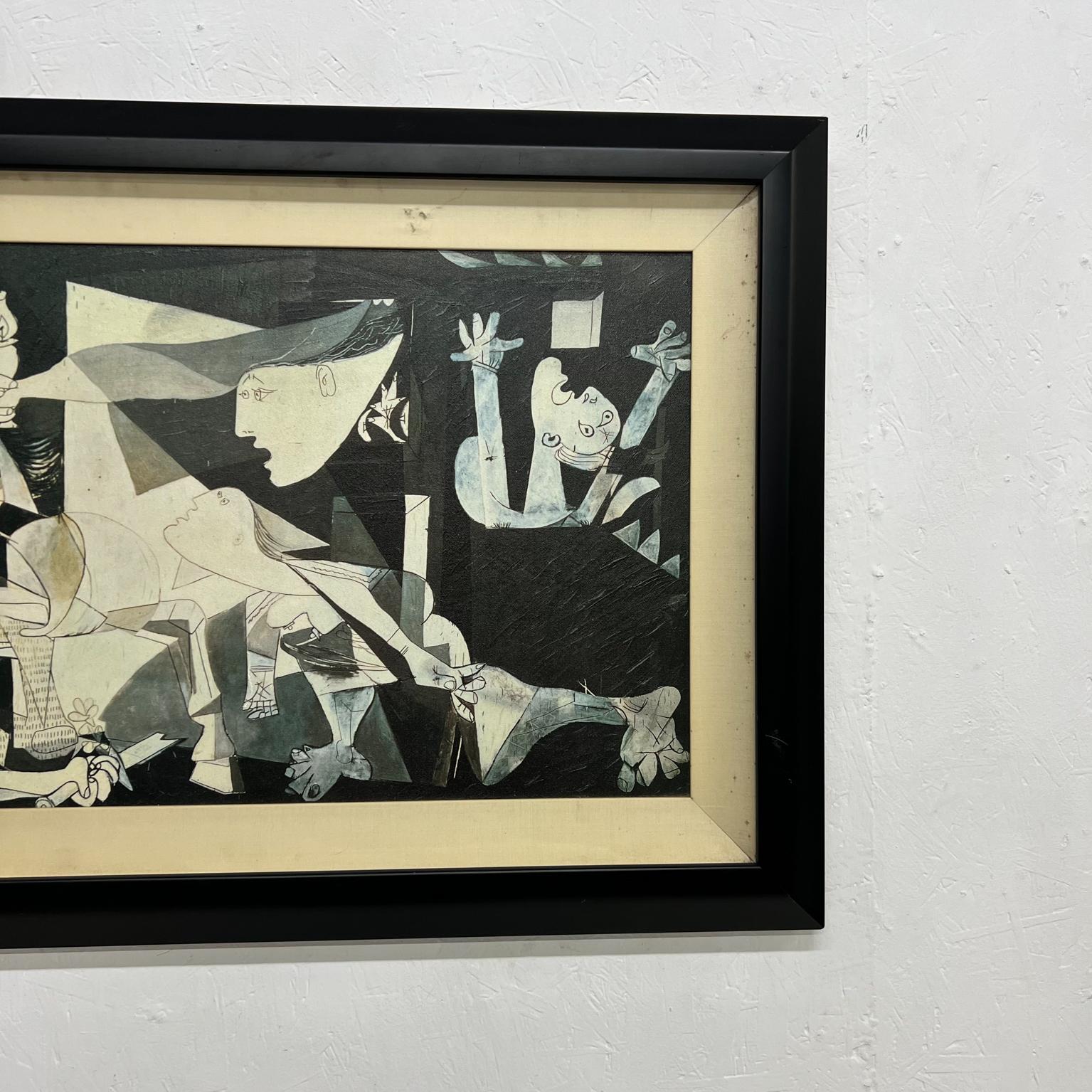 Late 20th Century Pablo Picasso Print Canvas Wall Art 1937 Guernica Modern Abstract Wall Decor