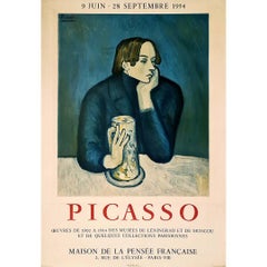 1954 Poster for the Maison de la pensée française by Pablo Picasso