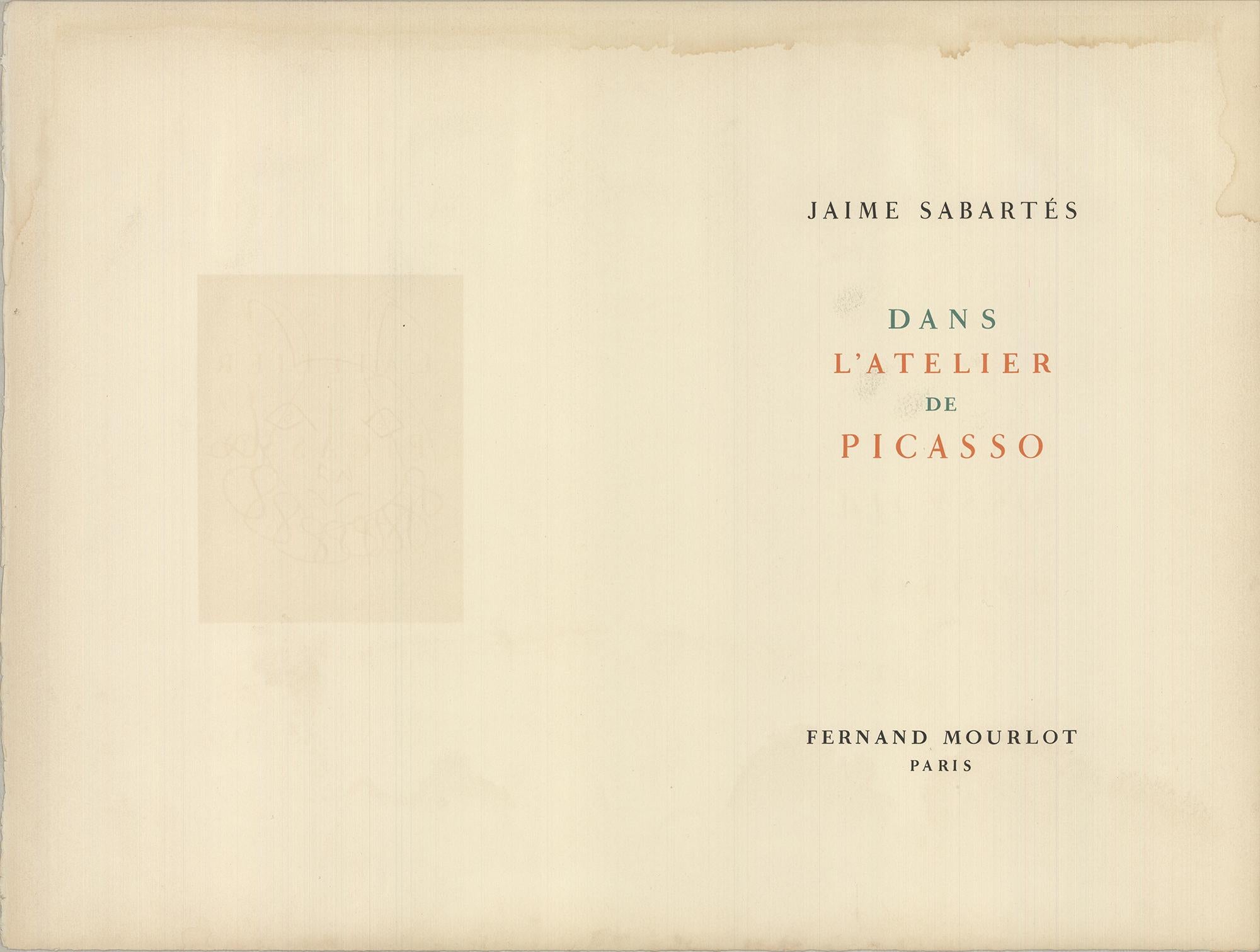 1959 After Pablo Picasso 'From Dans L'Atelier de Picasso' Cubism