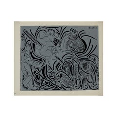 1959 linogravure by Pablo Picasso : Pique