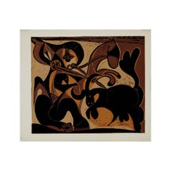 1959 linogravure by Pablo Picasso : Pique