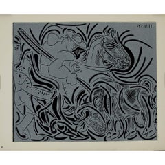 1959 linogravure by Pablo Picasso : Pique