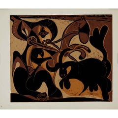 1959 linogravure by Pablo Picasso : Pique