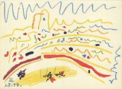 1959 Pablo Picasso 'Stierkampfarena III' Modernismus Frankreich Lithographie