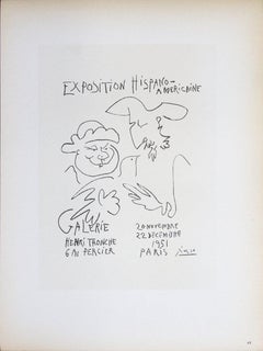 1959 After Pablo Picasso
Exposition Hispano-Americaine III
1959 After Pablo Picasso
Exposition Hispano-Americaine III