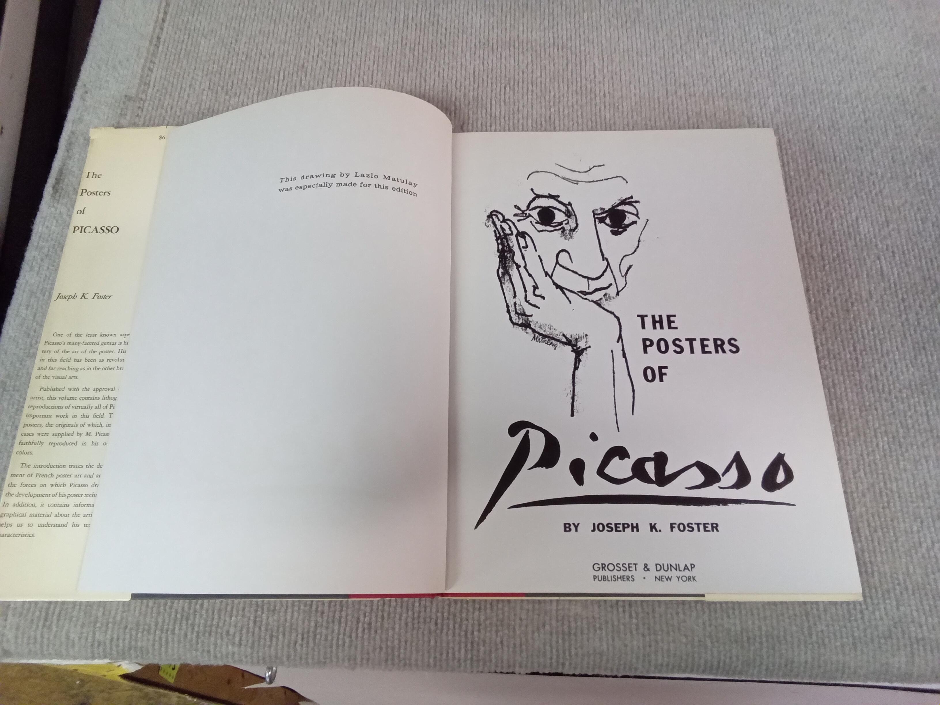 1964 After Pablo Picasso 'The Posters of Picasso' Cubism Book For Sale 8