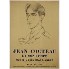 El cartel original de la exposición de 1965 fue creado para Jean Cocteau et son Temps