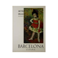 1966 original poster by Pablo Picasso - Dwarf Dancer - Barcelona