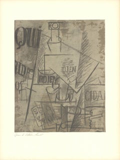 1966 Pablo Picasso „Papiers Colles“ ORIGINAL LITHOGRAPH