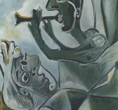 1970 Picasso 'Salon de Mai' ORIGINAL LITHOGRAPH- Vintage