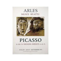 1971 original exhibition poster by Pablo Picasso - Arles Musée Réattu