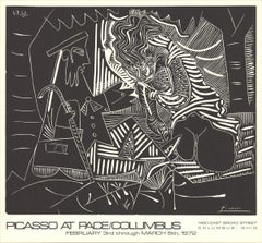 1972 D'après Pablo Picasso « Uncheon on the Grass (blanc) » (Luncheon sur le gazon) Cubisme  USA 