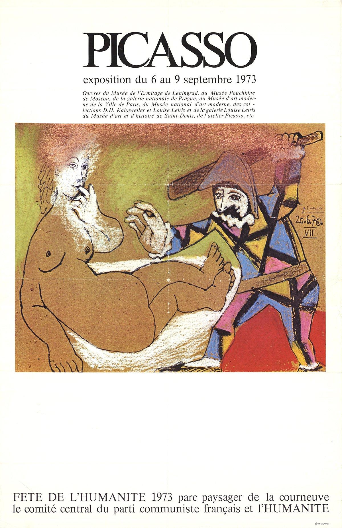 1973 d'après Pablo Picasso « Fete de l'humanite » 