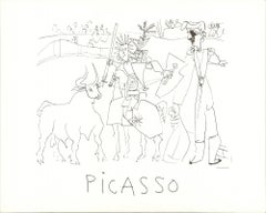 1982 Pablo Picasso 'Chevalier Picador dans l’Arene' Modernism France Lithograph