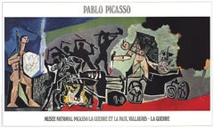 1988 After Pablo Picasso 'The War' Cubism Multicolor France Offset Lithograph