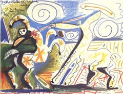 1989 After Pablo Picasso 'Le Combat des Centaures' Cubism France Lithograph