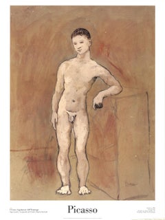 1999 Pablo Picasso 'Naked Boy' Impressionism Offset Lithograph