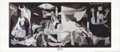 2000 Pablo Picasso 'Guernica' Cubism Black, White, Blue Offset Lithograph