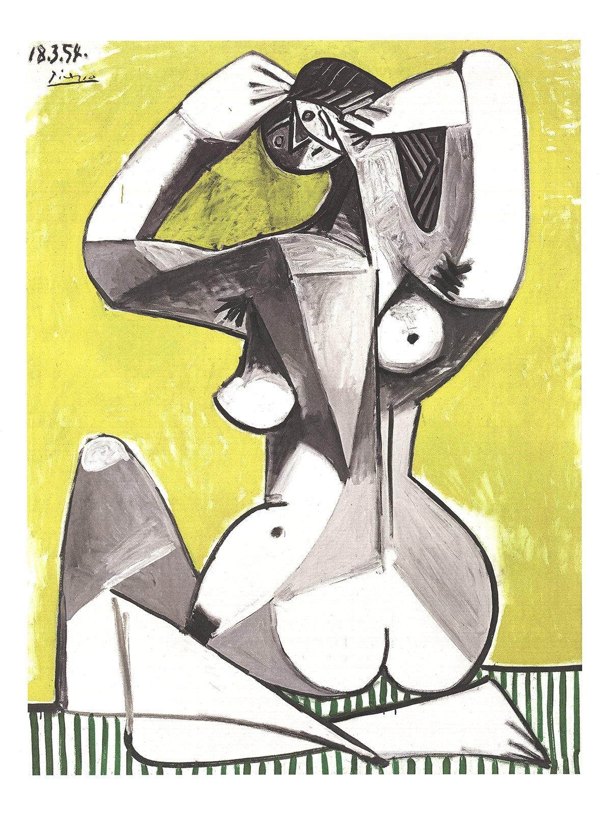 Nu Accroupi - Print by Pablo Picasso