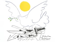 2003 Pablo Picasso "Colombe de L'Avenir:: 10-5-1962" Kubismus Lithographie
