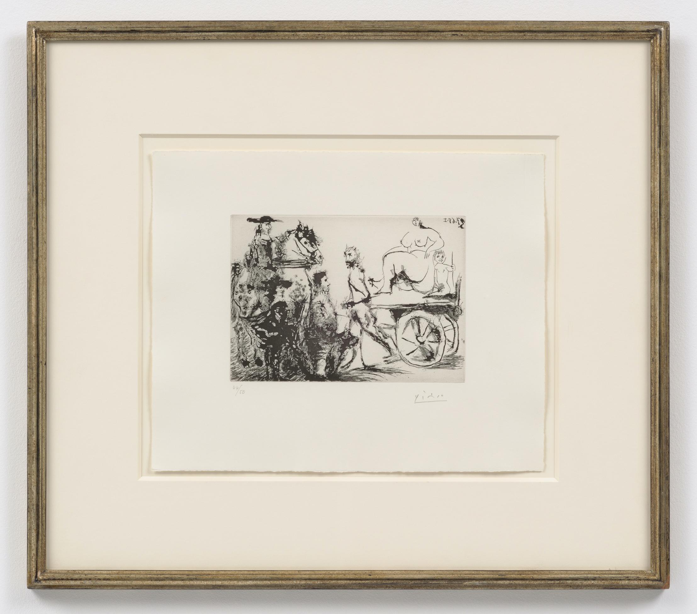 347 Series: No. 198, July 3, 1968 I - Print by Pablo Picasso
