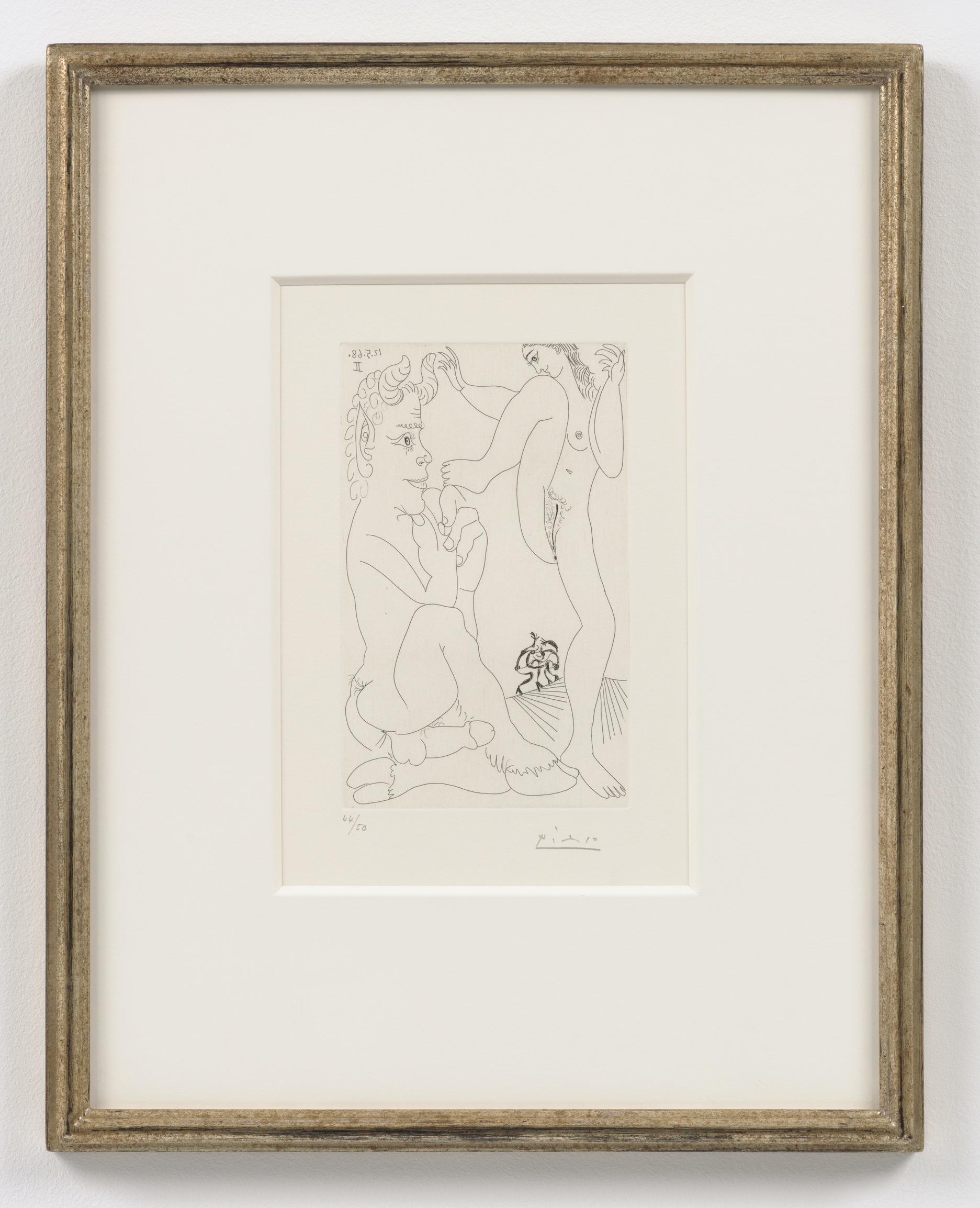 Nude Print Pablo Picasso - Série 347 : n° 77, mai 1968 II
