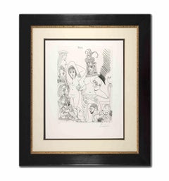 6 April 1968 - Original Etching by Pablo Picasso - 1968