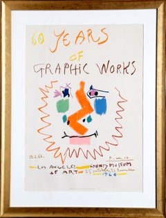 60 Jahre grafische Arbeiten, kubistische Lithographie nach Pablo Picasso