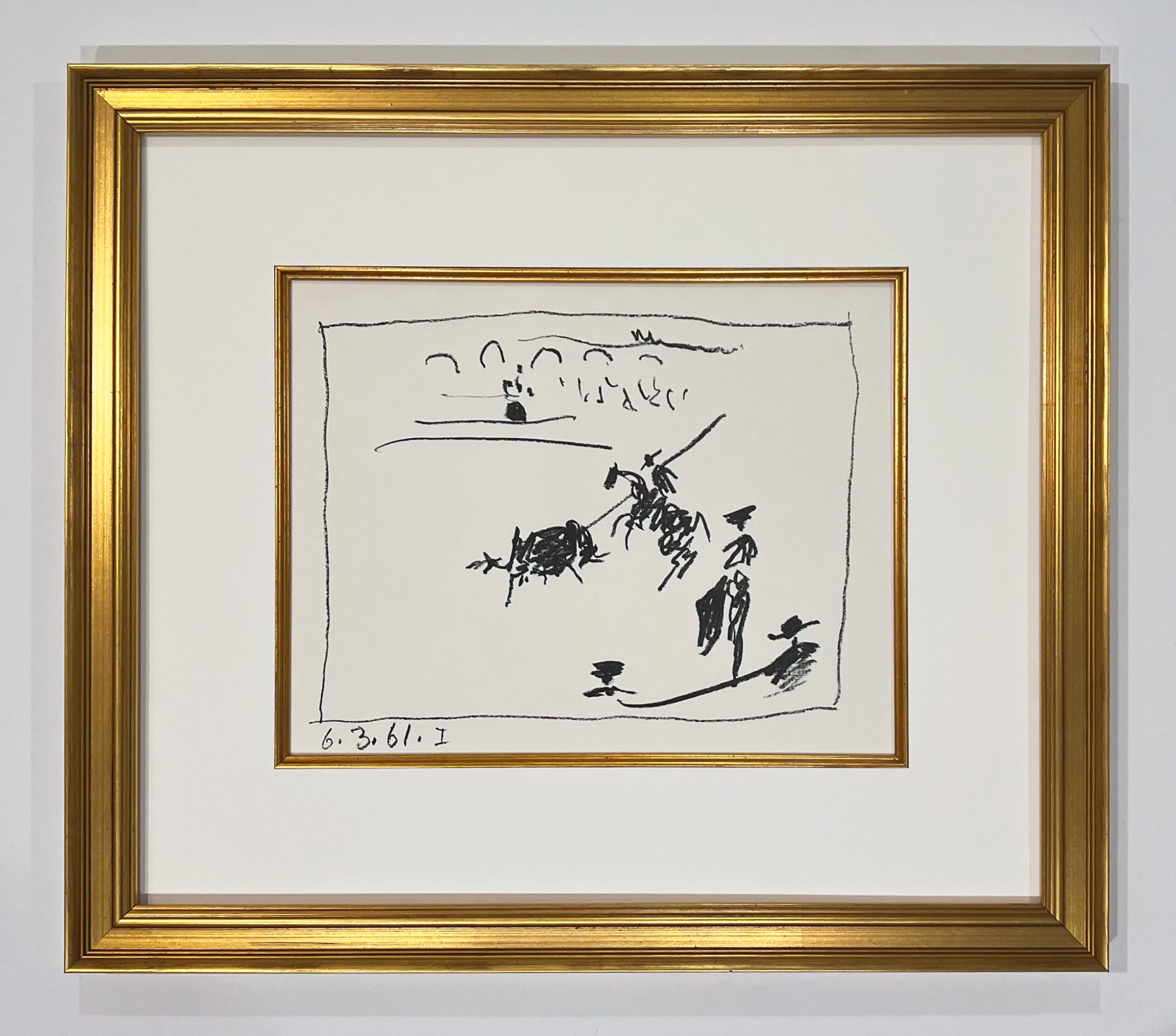 Los Toros Avec Picasso ( Vierer-Set) – Print von Pablo Picasso